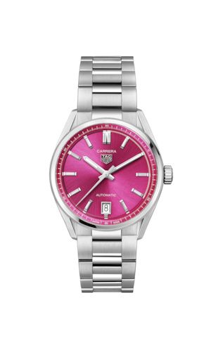 TAG Heuer Carrera Date 36 Stainless Steel / Pink